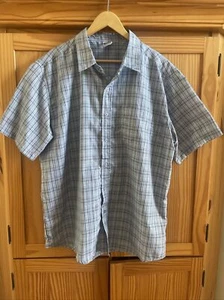 Haband Men’s Instadry UV Shield No Wrinkle Plaid Shirt - Size XL - Picture 1 of 6