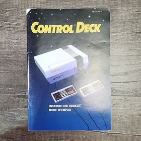 Nintendo NES Control Deck System Console Instruction Manual Booklet Japan