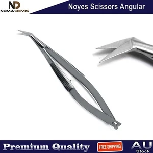 Dental Micro Noyes Angular Scissors Spring Action Shear Ophthalmology Instrument - Picture 1 of 4