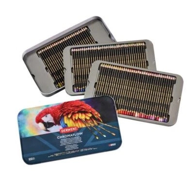 Derwent Chromaflow Künstler Buntstifte 100 Dose Set - Bild 1 von 4