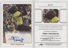 2021 Leaf Memories 1990 Base Bronze Spectrum /99 Troy Franklin #BA-TF1 Auto
