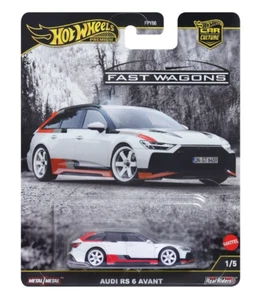 NUEVO - Hot Wheels Car Culture AUDI RS 6 AVANT Fast Wagons Premium Car - Imagen 1 de 2