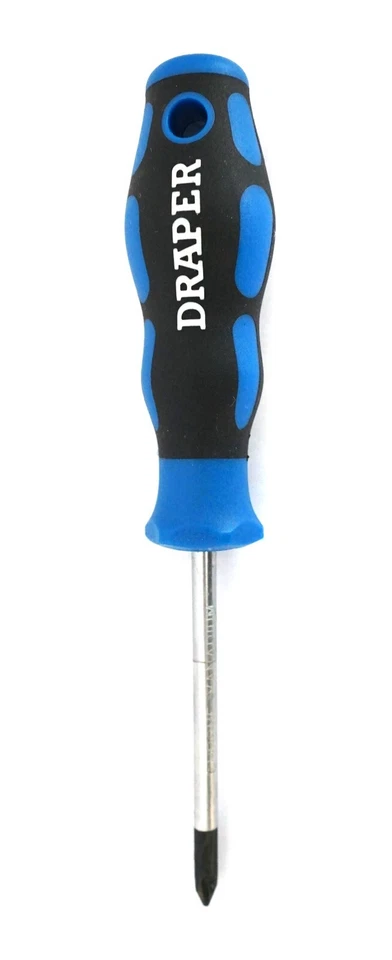Draper 48931 No.1 x 75mm Cross Slot Screwdriver Soft Grip Handle Phillips PH1 - Image 1 of 4