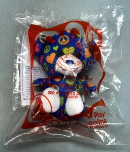 2012 BUILD-A-BEAR / McDONALD'S HAPPY MEAL PEACE & SWEETHEART BEAR #1 (MIP) * - Picture 1 of 2
