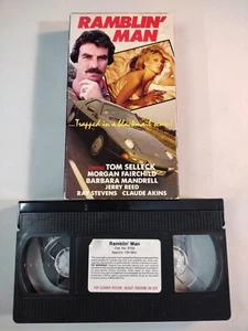 Ramblin' Man (VHS, 1991) Tom Selleck, Morgan Fairchild, Jerry Reed - Picture 1 of 6