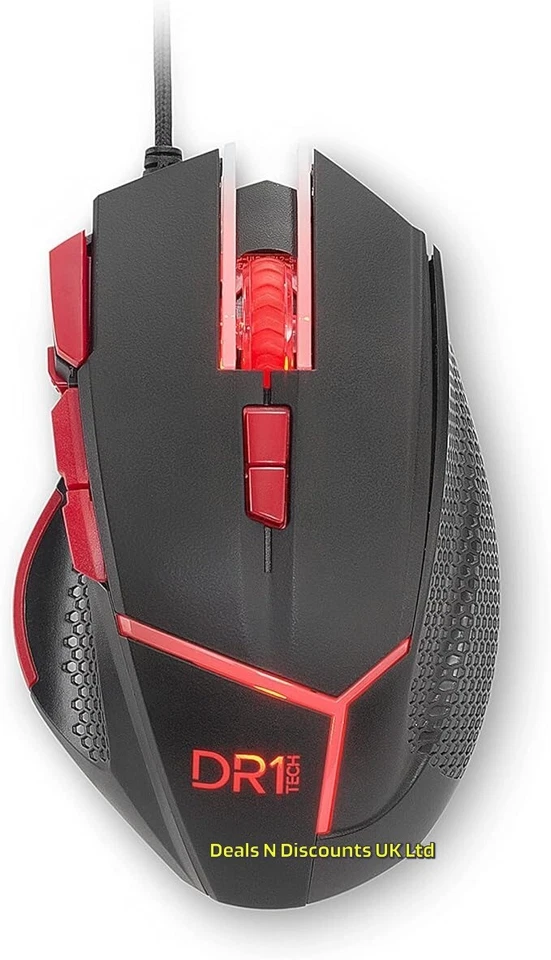Gaming Mouse DR1TECH Hunter Professional USB 9 Buttons 4200 DPI Sealed - Image 1 of 4