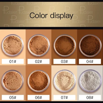 Pudaier Makeup Face Loose Powder Contour Base Foundation Long Lasting Whitening - Image 1 of 4