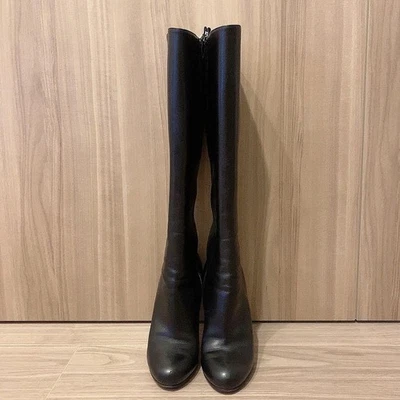 Christian Louboutin Fifi Botta 100 Carf  Leather Knee High Boots 36 - Image 1 of 4