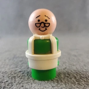 FISHER PRICE 1970's LITTLE PEOPLE SESAME STREET MR. HOOPER PLAY FAMILY FIGURE - Picture 1 of 9