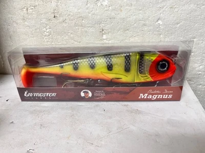 Señuelos Livingston 10" MAGNUS para señuelo Pike and Musky NOS ~ Steven Paul Foto 1 de 2