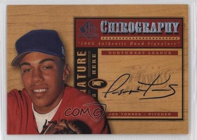 2001 SP Top Prospects Chirography Joe Torres #JT Auto - Image 1 of 2