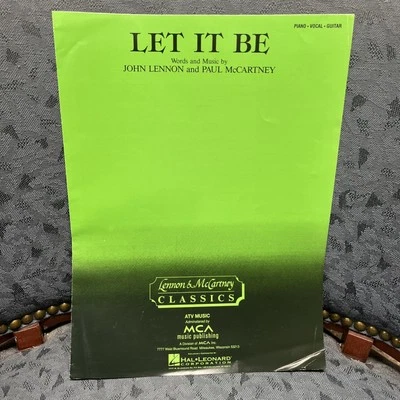 Let It Be Song by Lennon and McCartney for Piano Vocal Guitar Sheet Music - Image 1 of 4