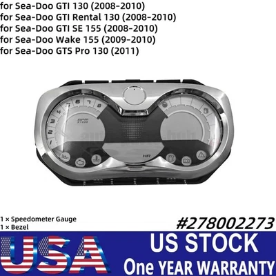 #278002273 LCD Digital Jet Ski Speedometer For 2006-2011 Sea-Doo GTI GTS 130 155 - Image 1 of 4