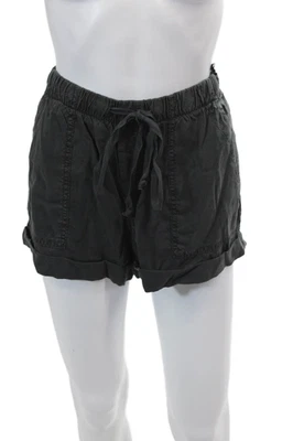 Bella Dahl Womens Drawstring Waist Casual Shorts Dark Gray Size L - Image 1 of 4