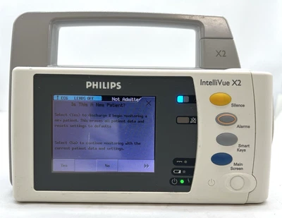 Monitor de paciente Philips IntelliVue Intelli Vue X2 signos vitales M3002A Rev H Foto 1 de 4