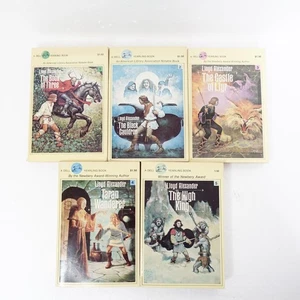 Vintage Chroniken von Prydain 5 Bücher Set Lloyd Alexander Yearling Taschenbücher - Bild 1 von 9