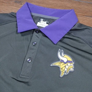 Minnesota Vikings Shirt Herren Large NFL Football Nike Dri Fit Polo Oberteil - Bild 1 von 11