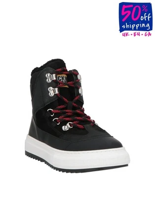 PVP €700 DSQUARED2 Boogie Cuero Botines US6 UK4 EU37 Negro Hecho en Italia Foto 1 de 4