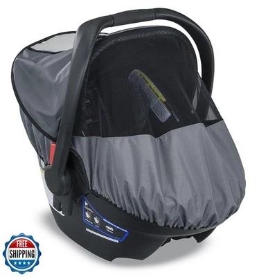 Britax B-Covered All-Weather Infant Car Seat Cover - UPF 50 - Waterproof - Ve - Image 1 of 4