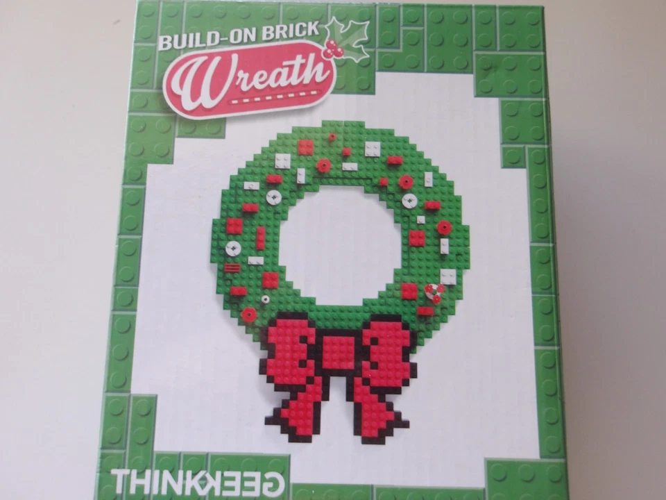 ThinkGeek Build-On Brick Christmas Wreath - NIB - Image 1 of 1