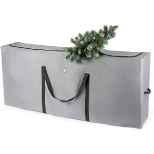 Christmas Village Large Xmas Tree Storage Bag ForTree Decoration Zip Up Sack 9ft - Picture 1 of 7