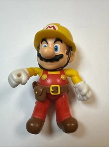 Jakks Pacific Super Mario 4" Builder Mario Figur lose guter Zustand - Bild 1 von 6