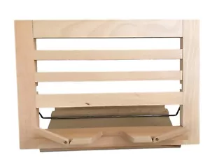 Massivholz Kochbuchständer verstellbarer Winkel Neu AA - Bild 1 von 3