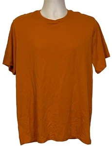 Neu mit Etikett Herren Baumwolle/Modal Pyjama Schlaf T-Shirt rostfarben Größe L Clubzimmer $ 25 - neu mit Etikett - Bild 1 von 7
