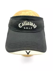 Callaway Golf Visor Mens Strap Back Black - Picture 1 of 6