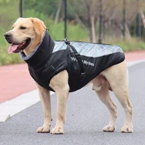 4XL Dog Warm Jacket, Reflective Pet Snowsuit Outdoor Sport Waterproof Dog Jacket - Picture 1 of 7