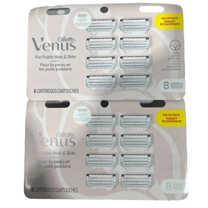 2 Venus for Bikini Schamhaar und Haut Damen Rasierer 8 Stück Patronen Neu - Bild 1 von 2