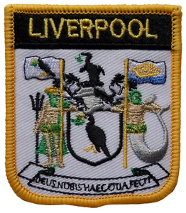 Liverpool Shield Embroidered Patch - Picture 1 of 3