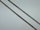 Vintage Sterling Silver 925 16" 17.5" 18" 19" 32 Box Slim Chain Necklace Jewelry