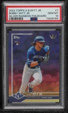 2022 Topps X Silver Rainbow Foil 84/99 Bobby Witt Jr PSA 10 GEM MT Rookie RC