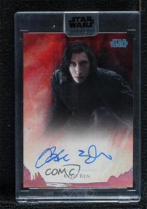 2018 Topps Star Wars: Stellar Signatures 7/40 Adam Driver as Kylo Ren Auto