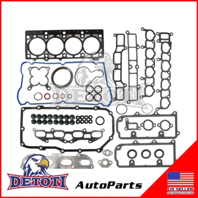Fits 95-99 Dodge Avenger Neon Eagle Talon Chrysler 2.0 DOHC Full Gasket Set 420A - Image 1 of 4