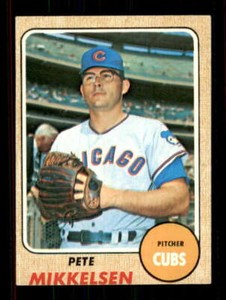 1968 Topps #516 Pete Mikkelsen VGEX Cubs 214929