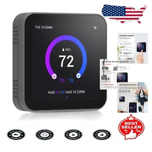 Smart WiFi Thermostat with 4.0" Touch Screen - Voice Control and Programming - Picture 1 of 12