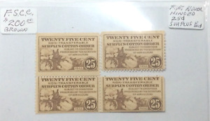 Stamps 25cent Surplus Cotton Order F.S.C.C. Rare  ( A )