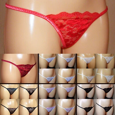 Micro String Tanga aus Spitze - Gr. 42 44 46 - (#2) - Bild 1 von 2