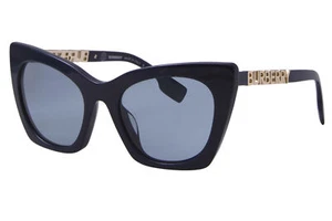 Burberry Marianne BE4372U 396180 Sunglasses Women's Dark Blue/Blue Cat Eye 52mm - Picture 1 of 5
