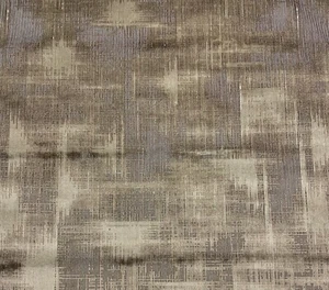 HIGHLAND COURT ARLIA VELVET ESPRESSO BROWN HEIRLOOM BEIGE FABRIC BY YARD 53"W - Picture 1 of 6