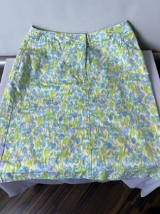 Liz Claiborne LizSport Straight Pencil Skirt Women's Size 4 Floral Pattern Zip - Picture 1 of 5