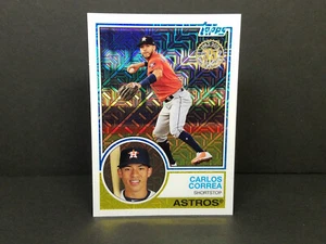 2018 Topps #8 Carlos Correa, Houston Astros - 1983 Silver Pack Chrome Mojo - Picture 1 of 2