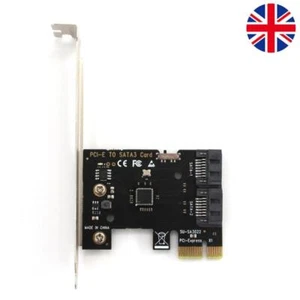 PCIe SATA III Card 6Gbps 2 Ports for Windows (R) XP/Server2003/Vista/7/8 - Afbeelding 1 van 12