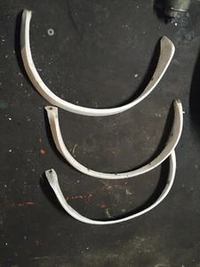 1x original 171853817A VW Golf 1 GTI ensanchamiento blanco convertible trasero izquierdo - Imagen 1 de 3