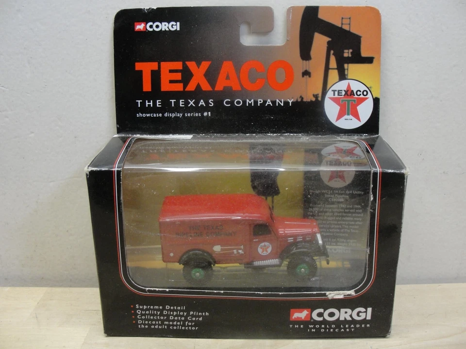 NEW CORGI DODGE 4X4 TEXAS PIPELINE TEXACO 1:43 SCALE DIE-CAST VEHICLE - Image 1 of 1