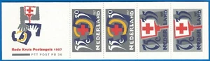 NETHERLANDS 1987 Booklet PB 36 - mint MNH (**) red cross - Picture 1 of 2