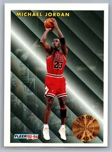 Fleer 1993-94 - Michael Jordan #224 - Salón de la fama casi nuevo-como nuevo - Imagen 1 de 2