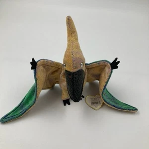Etiquetas de peluche de juguete suave dinosaurio TY Beanie Baby Swoop pterodáctilo RETIRADO - Imagen 1 de 8